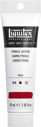 Liquitex Professional Heavy Body Acrylic Paint, 2-oz (59ml) Tube, Pyrrole Crimson