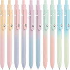 Vanhench 10Pcs Gel Pens, Cute Pens for Trendy Teen Girl Stuff, Happy Birthday Gift Basket, Aesthetic School Supplies, Ideal for 8 9 10 11 12 13 14 Year Old Girl (10PCS Gradient)