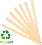 Paint Stir Sticks-Rewiss Bulk 100 PCS 14in Length Bamboo Craft Sticks Natural Color Paint Stir Sticks