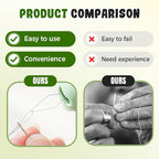 2 in 1 Needle Threader and Seam Ripper, 2025 New Automatic Threader for Hand Sewing, Storable Sewing Needles, Essential for Sewing Lover (Green)