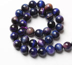 38pcs 10mm AAA Natural Tiger Eye Stone Beads Gemstone Round Spacer Loose Beads for Jewelry Making DIY Bracelet,Necklace, Earrings