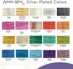 Artistic Wire, 22 Gauge Tarnish Resistant Colored Copper Craft Wire, Kelly Green, 15 yd