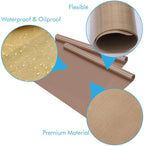 Selizo 10 Pack Teflon Sheet for Heat Press Transfer Sheet Non Stick 12''x16'' Heat Press Transfer Paper Heat Resistant Craft Mat