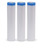 VECOPE 3-Piece Set,Pre- Masking Film Protection Covering Cloth Tape | for Automotive Covering Painting Paint Masking (9.2-Feet X 65 Feet)