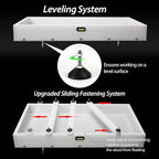 Large Reusable Epoxy Resin Mold 80×40×3 Adjustable Clamping System – Ideal Resin Molds for Coffee Tables, Trays, Cutting Boards & DIY Projects