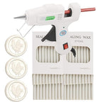 40Pcs Pearl White Wax Seal Sticks with 0.28'' Glue Gun, Great for Wedding, Envelopes, Gift Wrapping