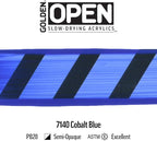 OPEN Slow-Drying Acrylics by GOLDEN, Cobalt Blue, 5 fl oz. tube, Professional Acrylic Paint, Semi-Opaque