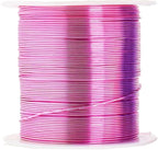 Mandala Crafts 14 Gauge Anodized Aluminum Craft Wire for Jewelry Making - 240 FT Colored Flexible Pastel Wire - Bendable for Bonsai Armature Crafting Sculpting