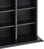 Prepac 2 Column Tall Cabinet Media Storage, 22" Wide, Black