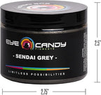 Eye Candy Pigments Premium Grey Mica Powder - Sendai Grey (50gr) - for Epoxy, Resin, Soap, Paint, Woodworking, Acrylic Pouring, Bath Bombs, Fishing Lures - DIY Arts and Crafts Additive