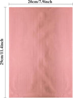 Briartw 20x29cm Hot Foil Paper 50 Sheets Pack Toner Reactive Foil Hot Stamping Foil Paper by Laser Printer and Laminator for Scrapbooking Craft Cardmaking DIY Album (Pink, 50 Sheets)
