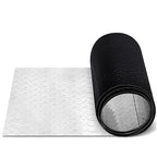 1pcs Diamond Plate Sheet Metal Heavy Duty Tread Aluminum Sheet Diamond Tread Plate for Wall Covering, Cargo Trailer, RV and More (12'' X 120'' X 0.06'',Black)