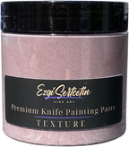 Premium Palette Knife Painting Paste|Texture Paste|Authentic Bright Colors|Ready to Use|Easy to Apply| 6oz (Pastel Mulberry)