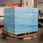 PSBM Blue Stretch Wrap, 15 Inch x 1476 Feet, 8 Pack, Tinted Pre-Stretched Shrink Wrap Film for Moving, Packaging, Pallet Wrapping