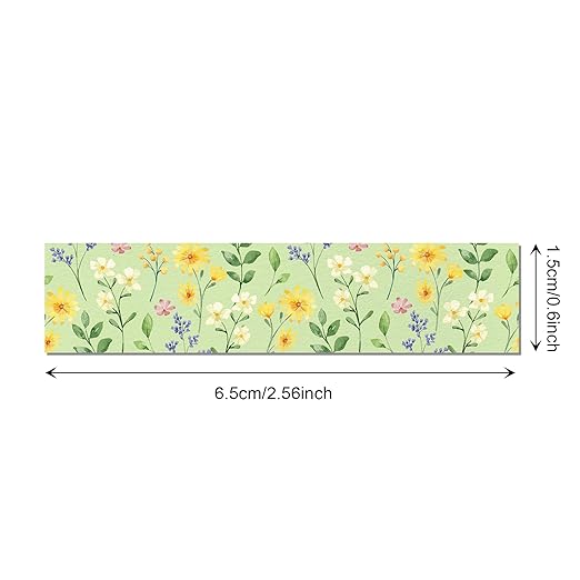 Adirasenotek Floral Washi Tape Set 12 Rolls,Flower Butterfly Washi Tape Decorative Paper Stickers Decorative Tape,DIY Art Crafts Wrapping Decor for Gifts Wrapping