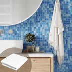 40" x 80" Mosaic Mesh for for Back Mounted Tile with Gloves, Fiberglass Mosaic Mesh Backing Boast for Tile Installation Supplies Tools, Non Sticky (40" x 80")
