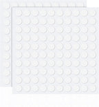Zonon 200 Pcs Double Sided Adhesive Dots Clear Glue Point Tape Stickers Balloon Glue Round Mini No Traces Adhesive Sticker Dot Sticker for Classroom Decor Craft DIY Office (0.79 Inch/ 20 mm)