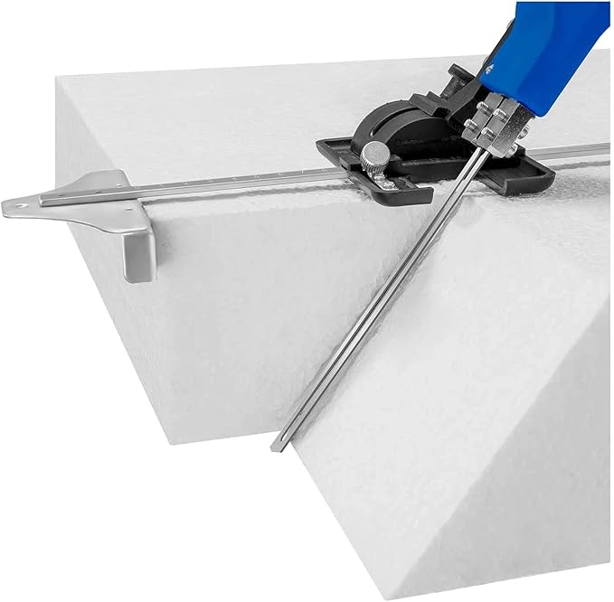200W Electric Hot Knife Foam Cutter Tool with Blades 6" & 8" Straight Blades