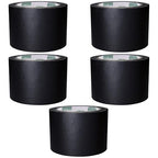 BookGuard 3 Inch Bookbinding Repair Cloth Tape, Black Book Spine Tape, 15 Yards Per Roll - Case of 5