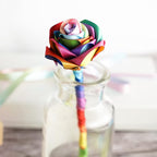 MEEDEE Rainbow Ribbon Satin Ribbon 1 inch Rainbow Satin Ribbon Rainbow Colored Ribbon for Crafts Gift Wrapping Pride Birthday Party Decoration DIY Rainbow Hair Bows - 25 Yards