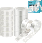 Balloon Arch Kit - 98.4ft DIY Balloon Garland Strip with 600Pcs Clear Glue Point Dots, Removable Adhesive Tape for Balloon Arch Decorations, Wedding & Craft Decor