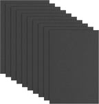 uxcell 10 Pcs Black EVA A4 Foam Sheets Crafts, 12 x 8 Inch Foam Paper for DIY Crafts Project Classroom Scrapbook Art Cards Home Office Decoration (2mm Thick)