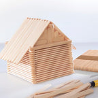 Darice 2000 Pcs Popsicle Stick, 4.5" Natural Wood Craft Sticks Supplies, Ice-Cream Stick Pop, Ages 3+