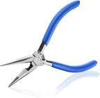 Needle Nose Pliers, mshandto Long Nose Pliers for Wire Bending, High Carbon Steel Needle Nose Plier, Serrated Jaw Pliers for Jewelry Making Electronics Repair Object Grasping Craft Making