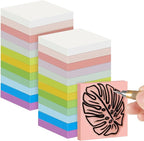 Frienda 24 Pcs 2" x 2" Rubber Carving Blocks Linoleum Blocks for Printmaking, Stamp Making, DIY Crafting, Scrapbook, Painting, Soft and Easy to Carve (Multicolor)