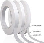 Aniann 236 Yards Double Sided Tape for Crafts, 6 Rolls Two Sided Tapes for Arts, Scrapbooking, Card Making, Gift Wrapping, DIY, Office & Home Supplies (1/4", 1/3", 1/2")