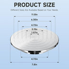 Kartols 12 Inch Sculpting Wheel, Double-Sided Pottery Turnable Wheel Aluminium Alloy Heavy Duty Metal Banding Wheel with Ball Bearings for Ceramics Model Making Clay Modeling Cake Decor Paint Spraying