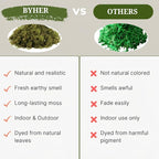 BYHER 35 OZ Large Capacity Fake Moss for Plants Indoor, Fresh Green Moss for Potted Plants Craft Moss for Home & Office Decor Fairy Garden Decoration (Fresh Green - 992gr)