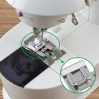 Adjustable Magnetic Seam Guide Ruler, 4-Piece Sewing Machine Accessory Set for Beginners & Professionals