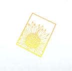 Mvchifay Cutting Dies for Card Making Metal Die-Cuts Scrapbooking Tool Hollow Frame DIY Craft Punch Template Embossing for Paper Album Decor (Sunflower Frame-12.6x9.8cm)