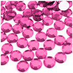 The Crafts Outlet 144pc Rhinestones Round 10mm - Flatback Royal Blue RBL