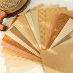 80 Sheets Textured Scrapbook Paper Packs, Assorted Color 120gsm Collage Paper Craft for Art, Scrapbooking, Junk Journals, Card Making, Mixed Media, Journaling, A6 Size