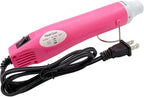 Heat Gun, Mini Hot Air Gun for DIY Crafts Portable Heat Air Gun Tool for Embossing Shrink Wrapping Drying Paint