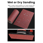 Emery Cloth Roll,5 Grits 1'' x 26FT Sandpaper Roll with Dispenser,150 240 320 400 600 Grit Sand Assortment, Sanding Paper Roll & Sandpaper Sheets for Metal Auto Wood Dry & Wet Polishing.(5Rolls 26FT)
