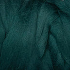 Kondoos Colored Natural Wool roving, 1 lb. Best Wool for Needle Felting, Wet Felting, handcrafts and Spinning. (English Green, 1 lb)