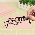 10 Pcs 8"x 6" Rubber Carving Blocks, Linoleum Blocks, Stamp Carving Blocks for Printmaking, Linocut Artists, Crafts and More,(Pink)