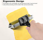 3 Pack Brayer Rollers for Crafting, Vinyl Rubber Roller Brayers, Printmaking Brayer Rollers for Cricut Maker, Gluing, Printing, Inking and Stamping(Black)