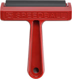Speedball 4-Inch Hard Rubber Brayer - Pop-in Roller for Block Printing, Printmaking, and Ink Applications