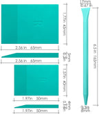 Neutral Chalk Paste for Farm Stencils 6PCS with 3 Mini Squeegee, Screen Printing Ink, Chalk P aste for Stencils, Handmade DIY Home