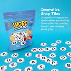 Word Strategy Game Travel Edition, Word Puzzle for Adults, Family, and Kids, Fun Game for Ages 8+, Travel Size, 1-2 Players