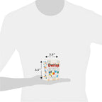 Overlap - Award-Winning Deceptively Simple Strategy Card Game for Adults and Families - 2 Player Game or Up to 8 Players - Easy to Learn - Mensa Recommended Brain Game