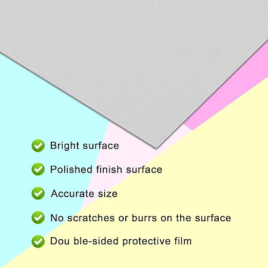 Galvanized Metal Sheet 12" x 16" x 1/16Inch Galvanized Steel Sheet Plates for Magnetic Mount Board Wall 16GA(1.50MM) Galvanized Steel Plate Panels Stock for Roof Flashing Fixing Repair, Crafts, DIY