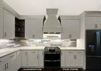 ALL-IN-ONE Paint, Durable cabinet and furniture paint. Built in primer and top coat, no sanding needed. Includes our 30 featured color card - Oxford (neutral gray), Quart
