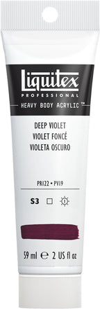 Liquitex Professional Heavy Body Acrylic Paint, 2-oz (59ml) Tube, Deep Violet