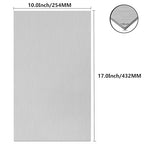 6061 T651 Aluminum Sheet Metal 10 x 17 x 1/8 (0.125”) Inch Plain Thin Aluminum Plate Covered with Protective Film, Heat Treatable Rectangle 3MM Aluminum Metal Plate for Welding, Industrial