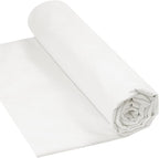 HOTGODEN Light Weight 100% Cotton Muslin Fabric: 59 inch x 2,5,10 Yards Bleached Muslin Linen Fabric Material for Sewing Material Apparel Cloth